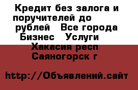 Кредит без залога и поручителей до 300.000 рублей - Все города Бизнес » Услуги   . Хакасия респ.,Саяногорск г.